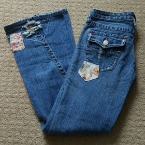 True Religion Patchwork Jeans Sz 28